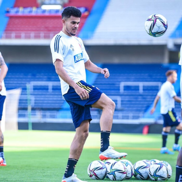 Colombia vs Perú .- Luis Díaz