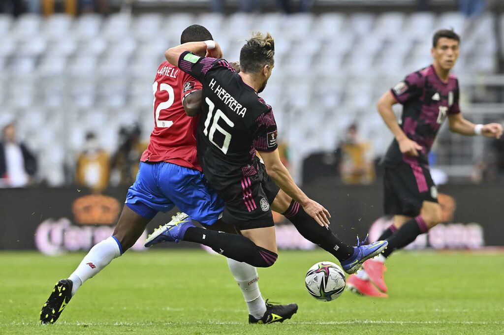 Seleccionado mexicano contra Chile