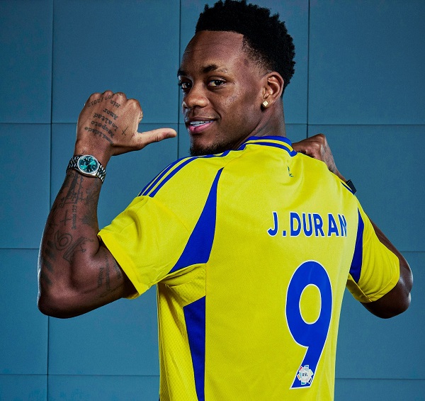 Jhon Jáder Durán llega al Al-Nassr de CR7